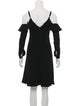 A.L.C. Felicia Cold Shoulder Ruffle Crepe Dress w/ Tags