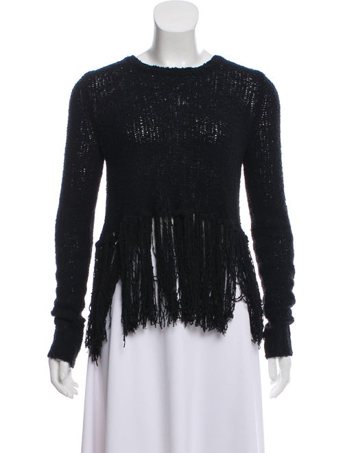 A.l.c. Silk Knit Sweater Black