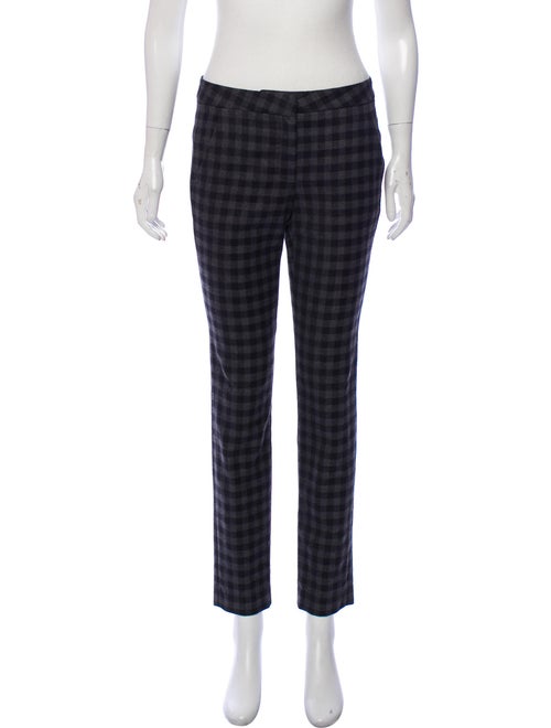 A.l.c. Checkered Skinny Pants Black