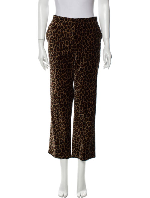 A.l.c. Animal Print Straight Leg Pants