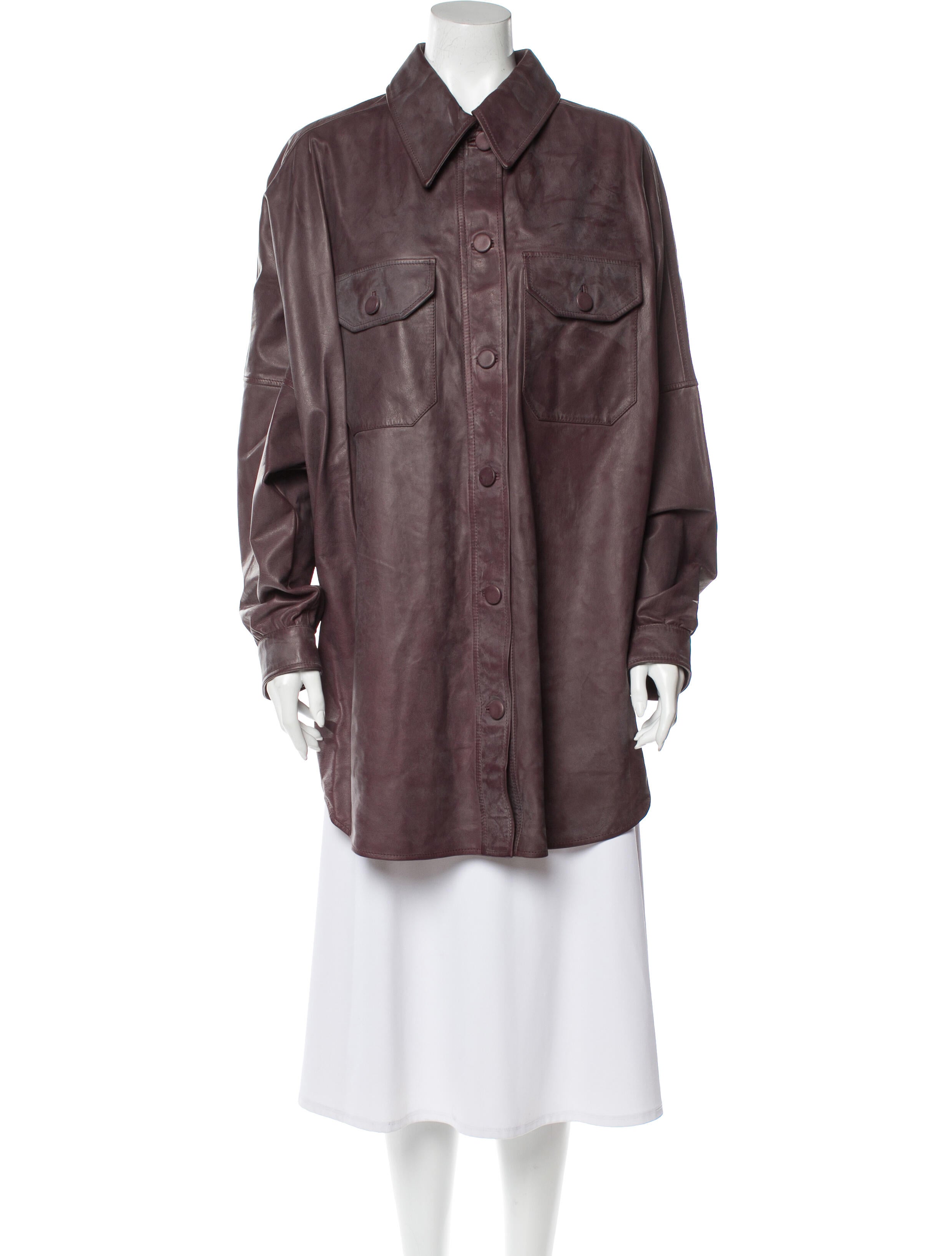 A.L.C. Mercier Leather Coat - Clothing - WA474776 | The RealReal