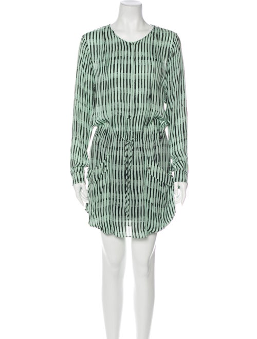 A.l.c. Silk Mini Dress Green