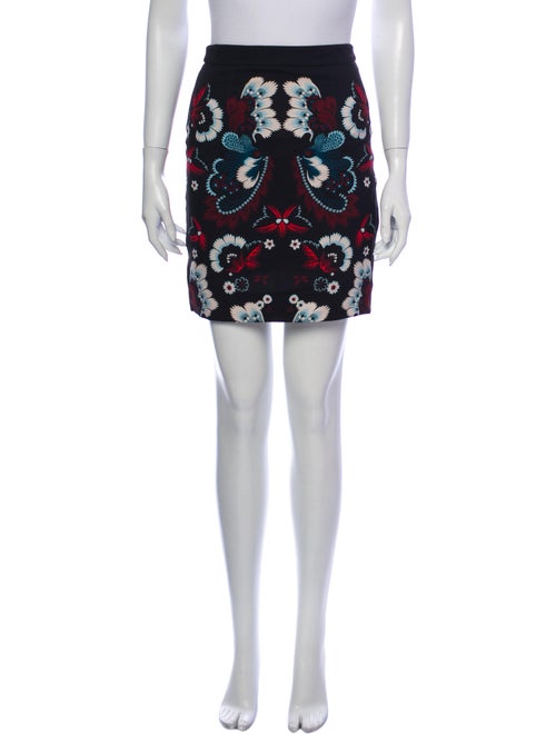 A.l.c. Printed Mini Skirt Black