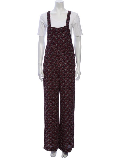 A.l.c. Silk Floral Print Jumpsuit