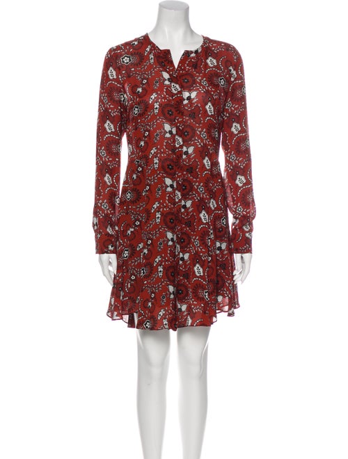 A.l.c. Silk Mini Dress Orange