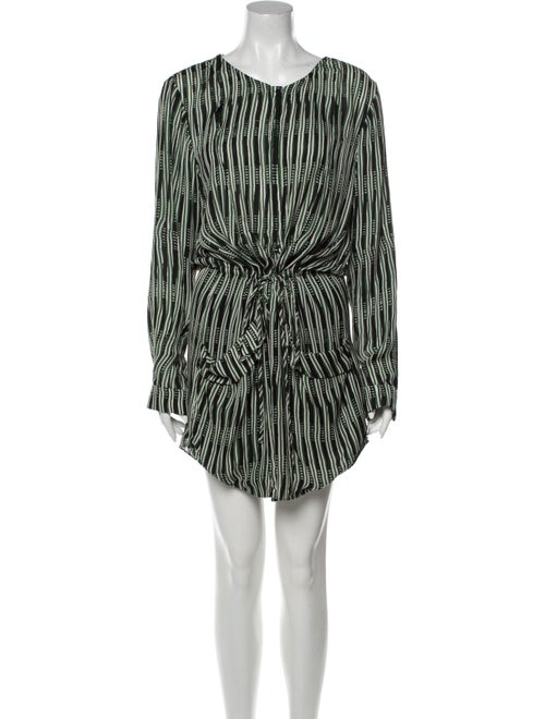 A.l.c. Silk Mini Dress Green