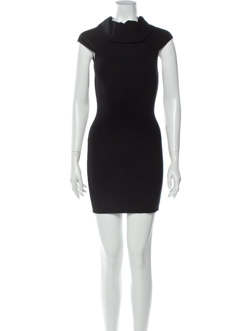 A.l.c. Turtleneck Mini Dress Black