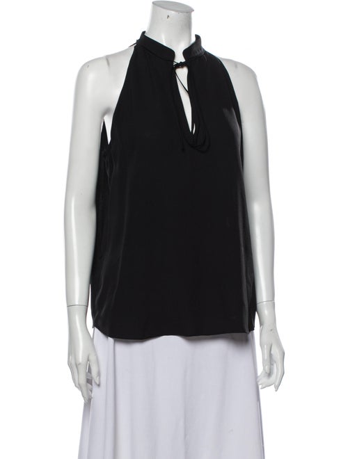 A.l.c. Silk Sleeveless Blouse Black