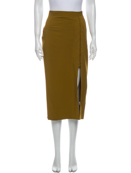 A.l.c. Midi Length Skirt Gold