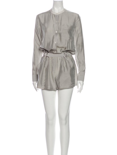 A.l.c. Silk Striped Romper