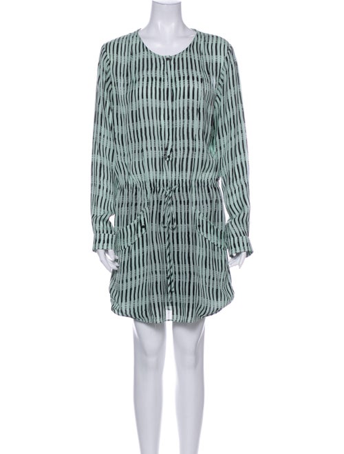 A.l.c. Silk Mini Dress Green