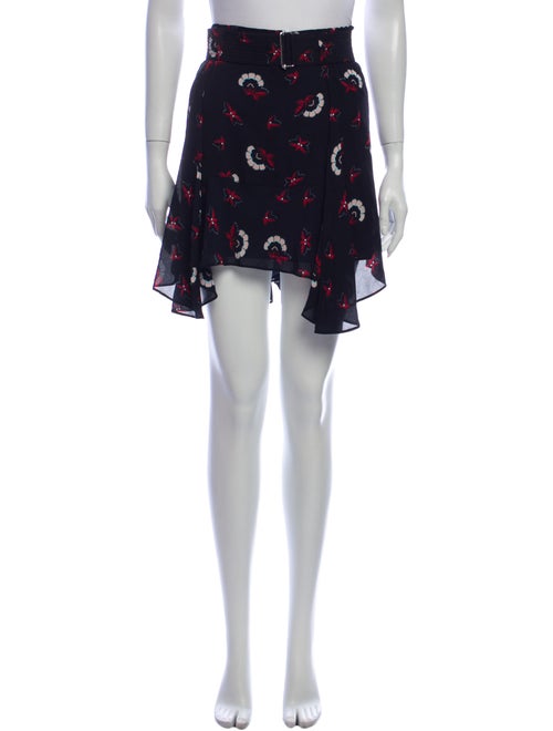 A.l.c. Silk Mini Skirt Black