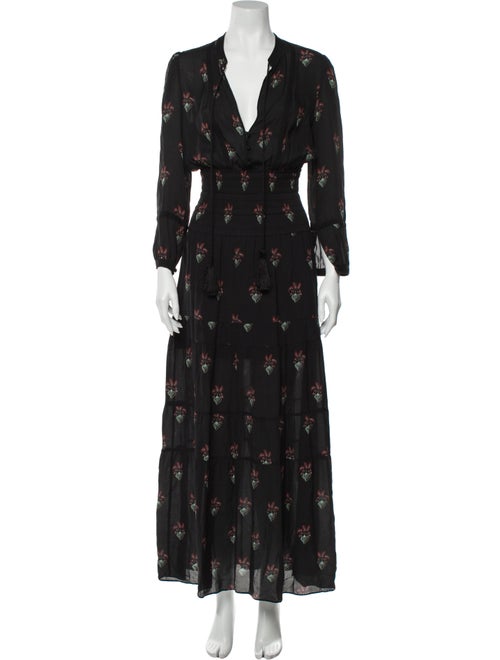 A.l.c. Silk Long Dress Black