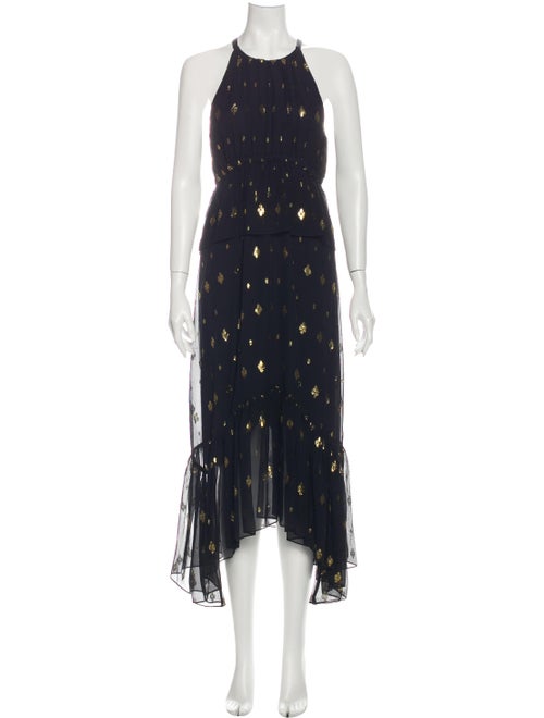 A.l.c. Silk Long Dress Black