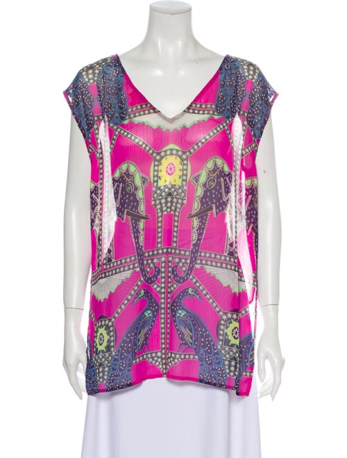 A.l.c. Merino Wool Printed Sweater Wool