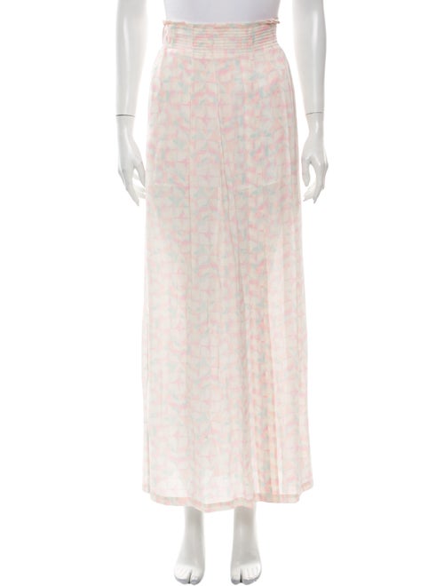 A.l.c. Silk Long Skirt Pink