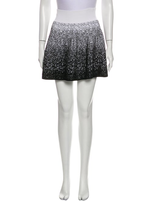 A.l.c. Printed Mini Skirt Black
