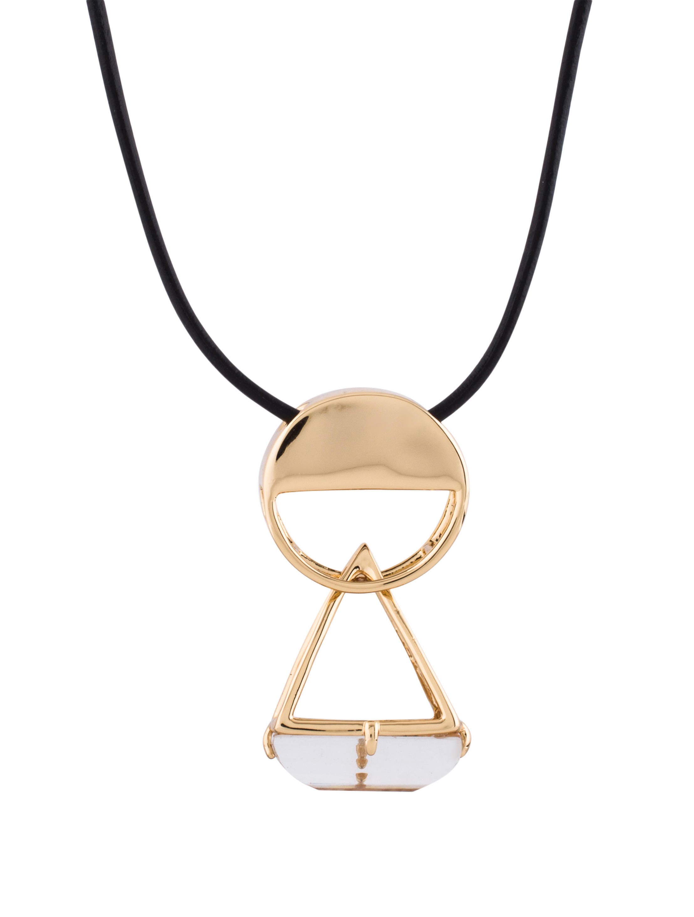 Alexis Bittar Geometric Pendant Necklace