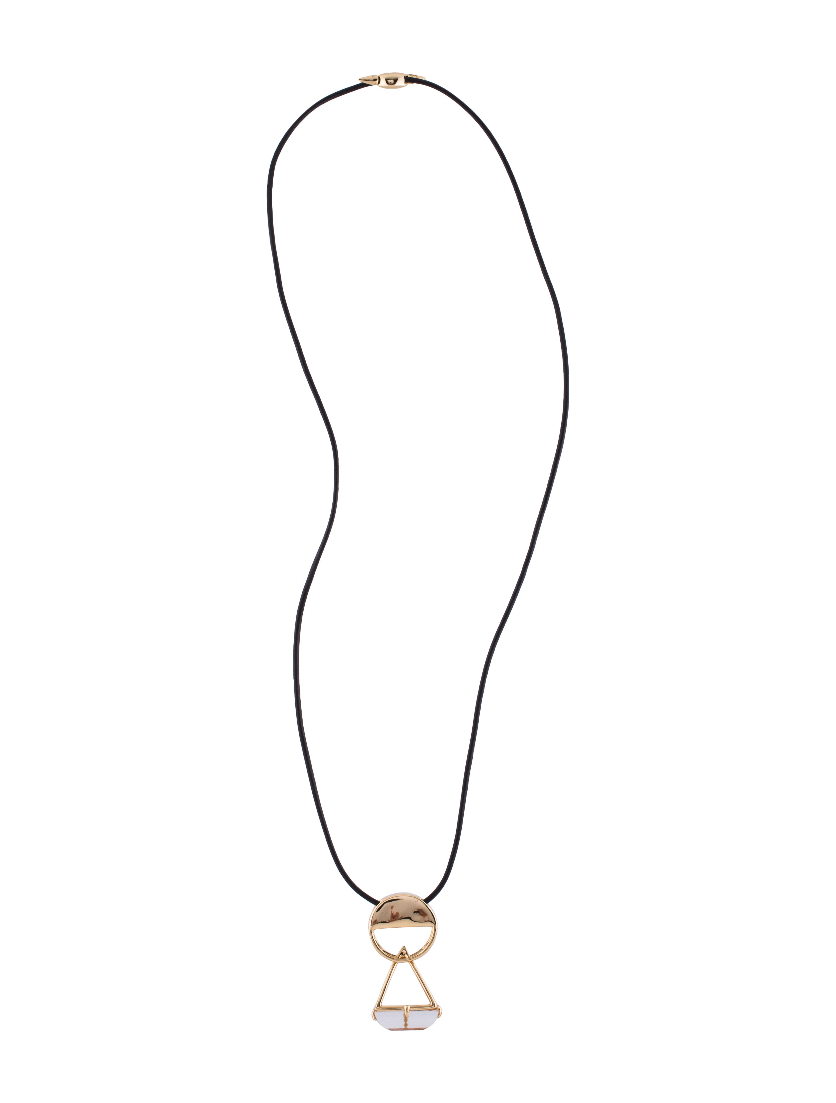 Alexis Bittar Geometric Pendant Necklace
