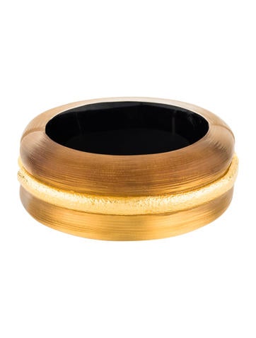 Alexis Bittar Lucite Ridged Bangle