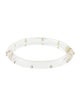 Crystal Studded Lucite Bangle image 1