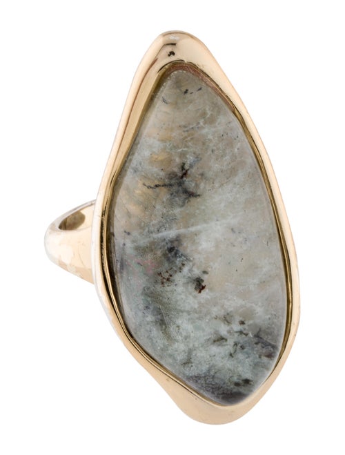 Alexis Bittar Lucite Cocktail Ring Gold