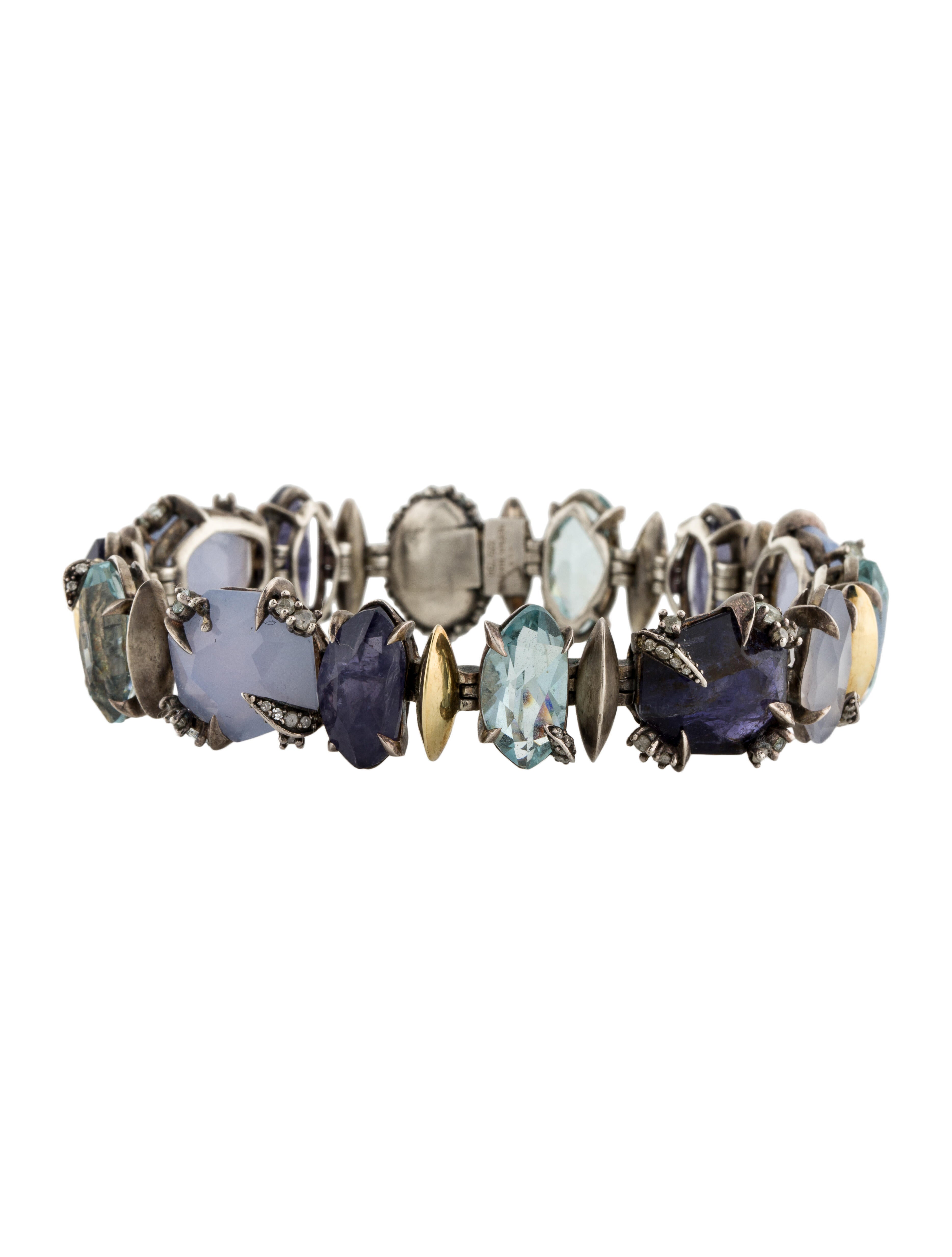 Alexis Bittar Multistone & Diamond Mystic Marquis Bracelet