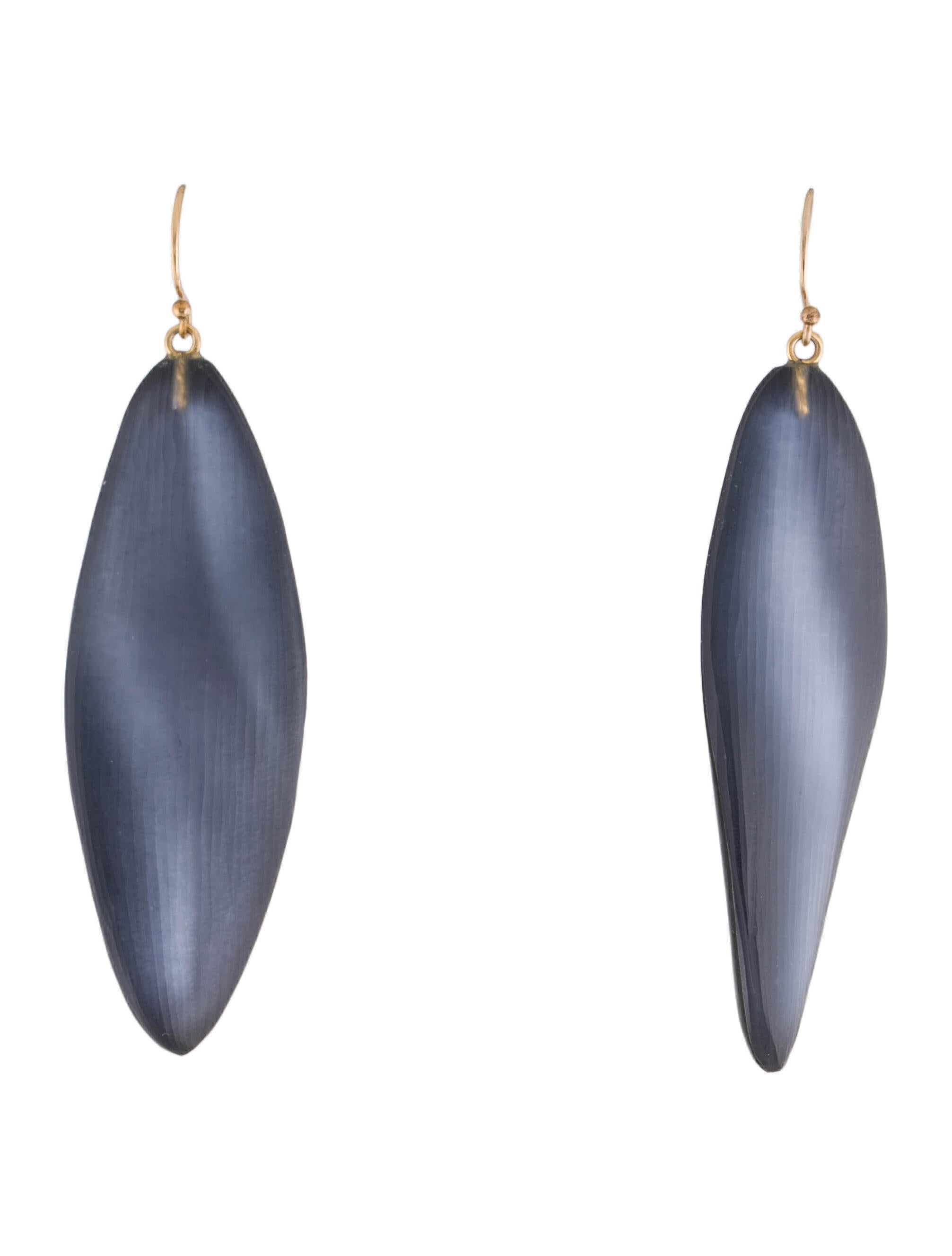 Earrings 14K Pearl & Diamond Drop Earrings 14K Yellow Gold Drop