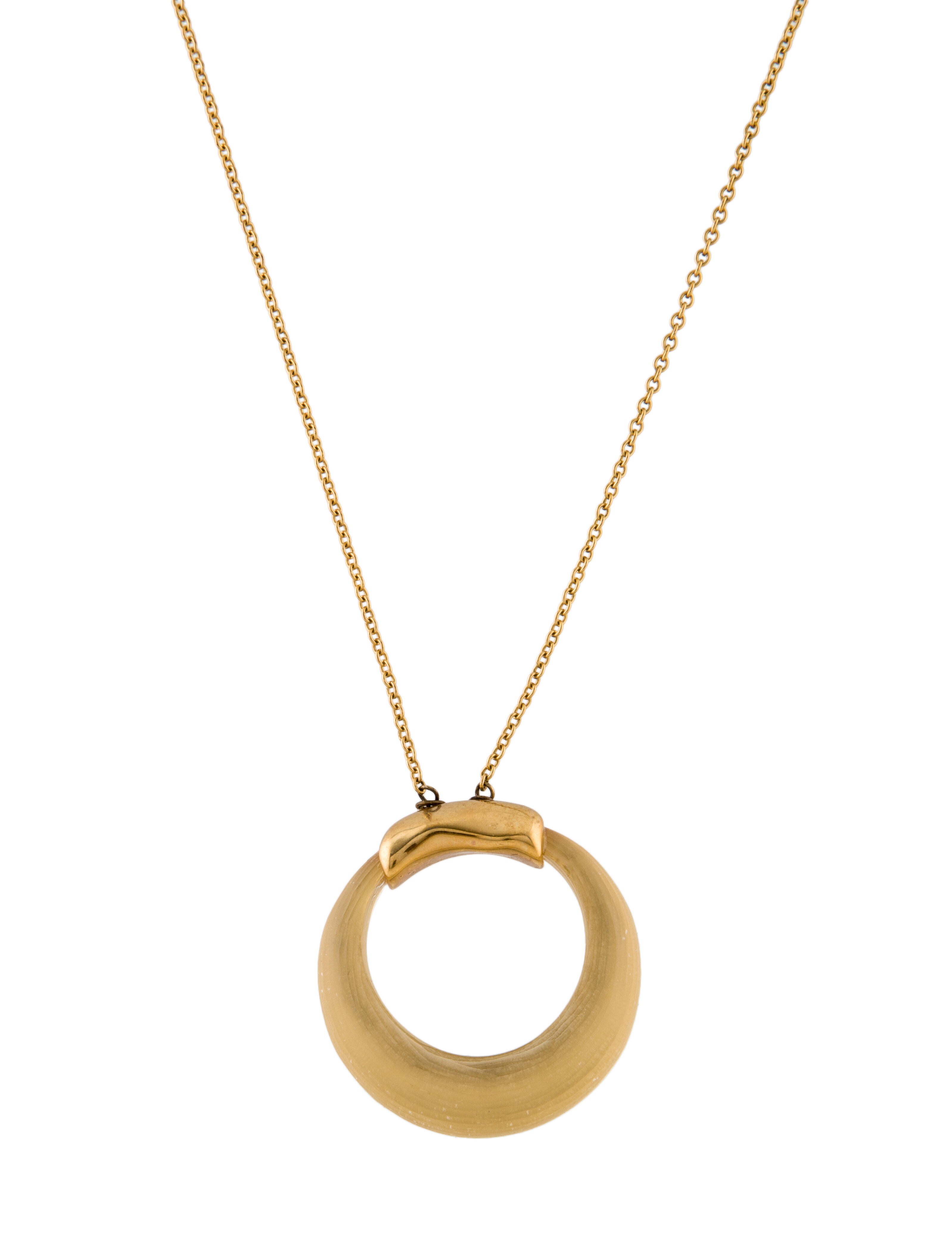 Necklace 18K Diamond & Pearl Tassel Pendant RhodiumPlated 18K White