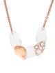 Alexis Bittar Mother of Pearl Liquid Pebble Collar Necklace