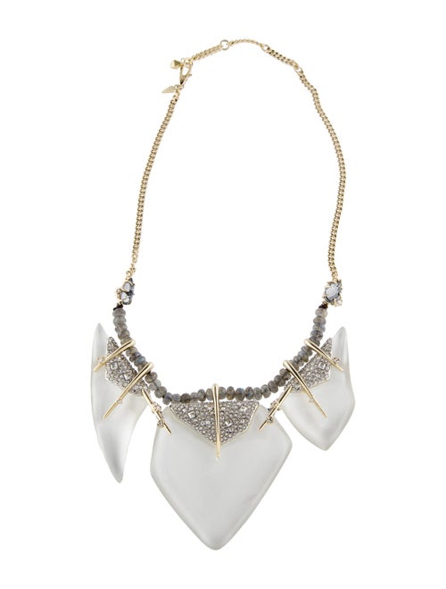 Alexis Bittar Lucite & Crystal Collar Necklace