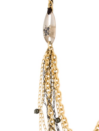 Alexis Bittar Pearl, Crystal & Lucite Multistrand Necklace