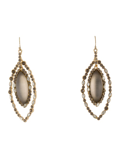 Alexis Bittar Lucite & Crystal Drop Earrings