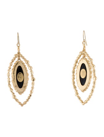 Alexis Bittar Lucite & Crystal Drop Earrings
