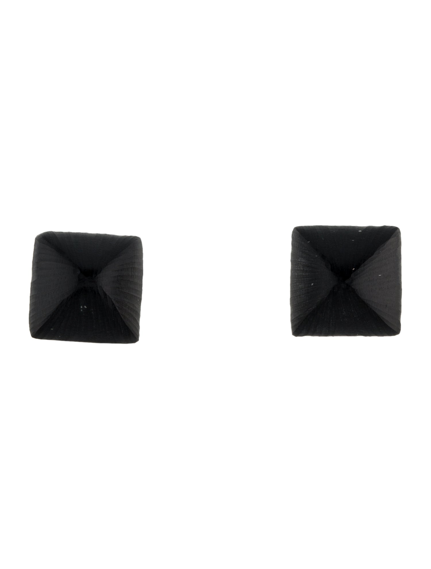 Alexis Bittar Lucite Pyramid Stud Earrings