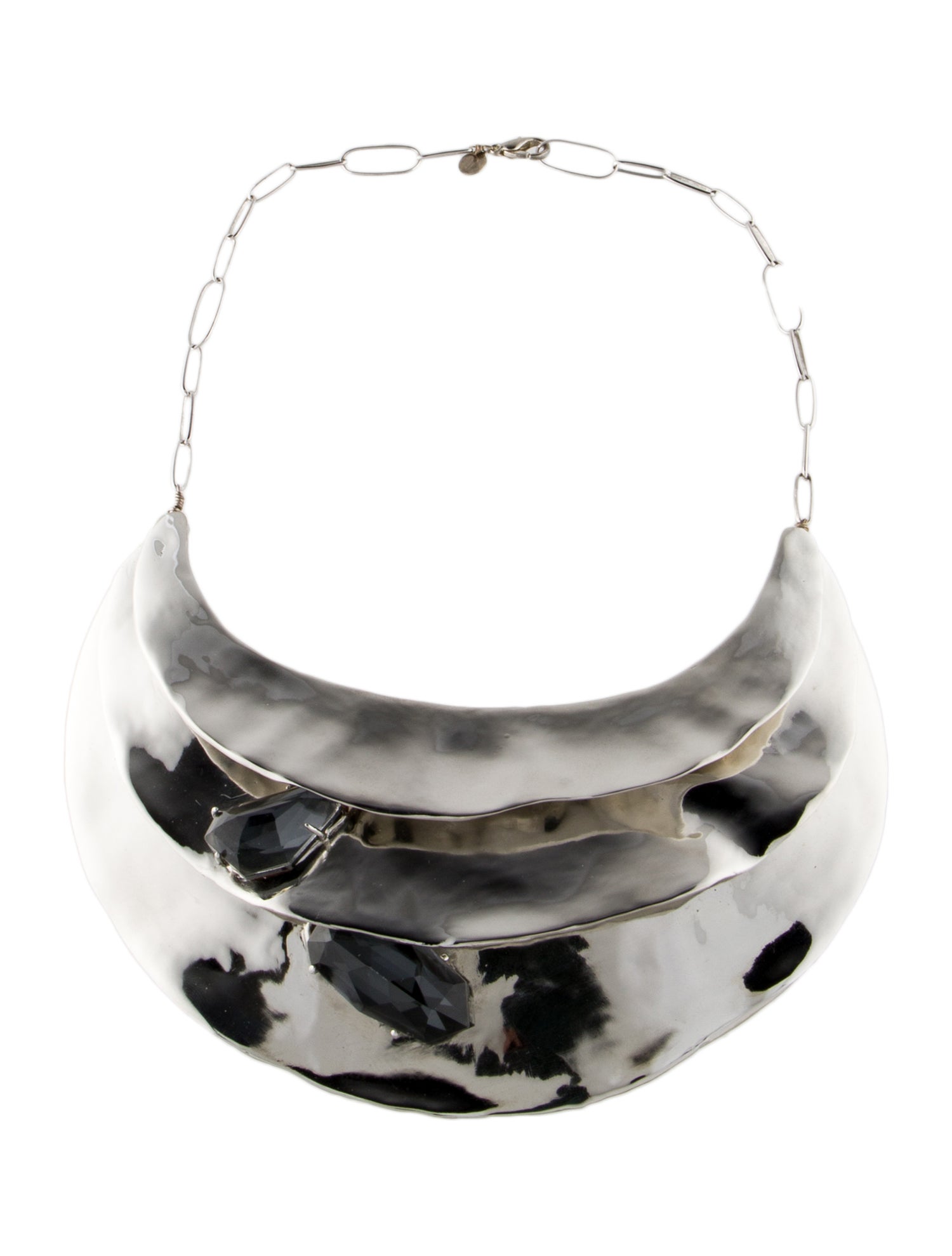 Alexis Bittar Crystal Molten Collar Necklace