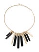 Alexis Bittar Crystal & Lucite Collar Necklace