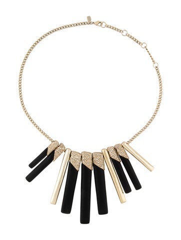 Alexis Bittar Collar Crystal & Lucite Necklace