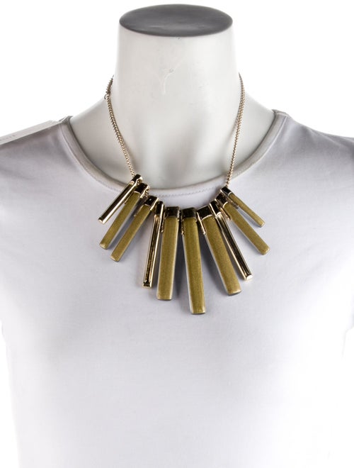 Alexis Bittar Crystal & Lucite Collar Necklace