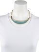 Alexis Bittar Lucite Crescent Collar Necklace