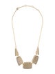 Alexis Bittar Crystal Encrusted Lucite Collar Necklace