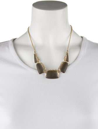 Alexis Bittar Crystal Encrusted Lucite Collar Necklace