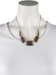 Alexis Bittar Crystal Encrusted Lucite Collar Necklace