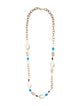 Alexis Bittar Mesh & Hammered Link Necklace