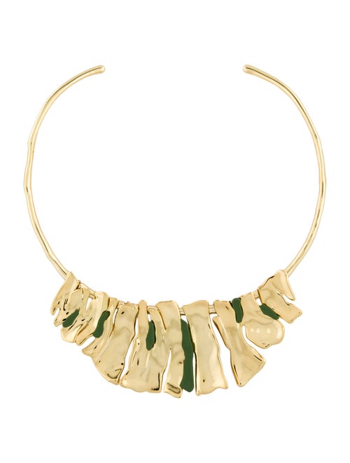 Alexis Bittar Enamel Memphis Collar Necklace