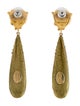 Alexis Bittar Lucite & Crystal Encrusted Drop Earrings