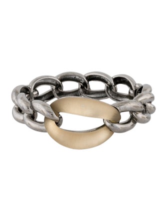 Alexis Bittar Lucite Link Hinge Bangle Bracelet