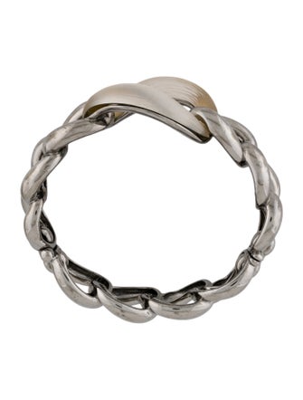 Alexis Bittar Lucite Link Hinge Bangle Bracelet