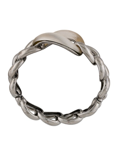 Alexis Bittar Lucite Link Hinge Bangle Bracelet
