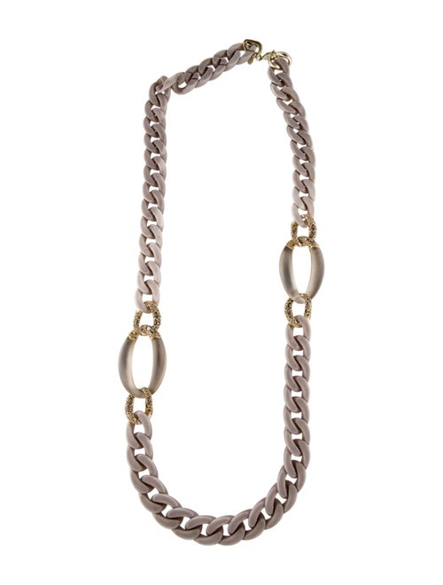 Alexis Bittar Neo Bohemian Pave Chain Station Necklace